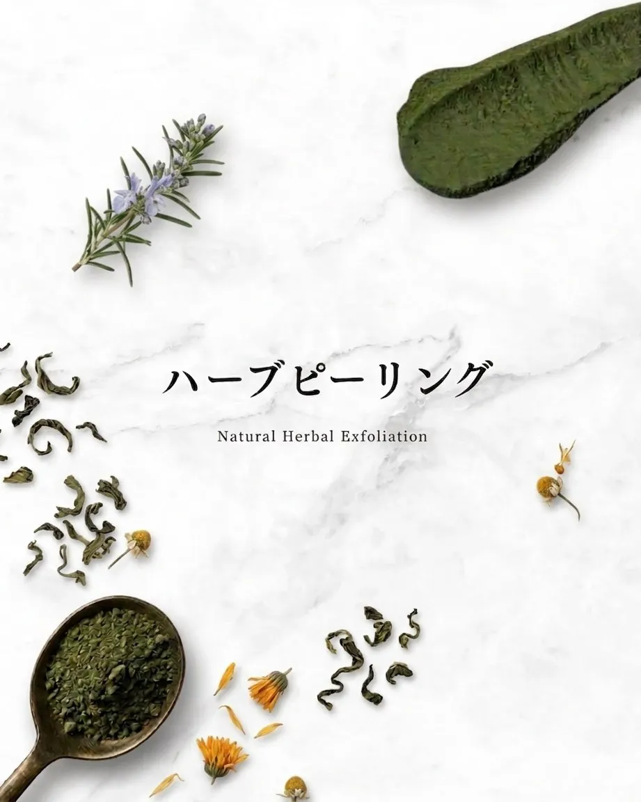 当店では、ハーブピーリングもさせて頂いております🌿